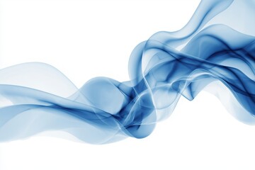 Obraz premium Soft Blue Wave Abstract Corporate Background
