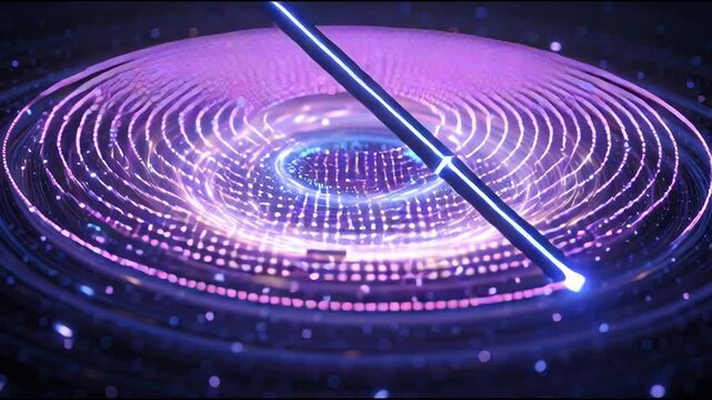 Exploring the Concepts of Cryptography and Quantum Computing in a Visual Representation of Data Processing