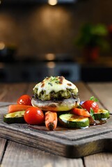 A sophisticated image of delicious food.