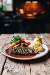 A sophisticated image of delicious food.