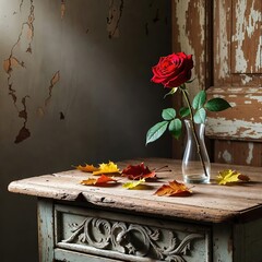
Sophisticated image in rustic minimalist style.