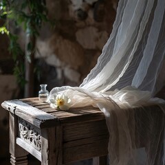 
Sophisticated image in rustic minimalist style.