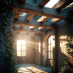 
Sophisticated image in rustic minimalist style.