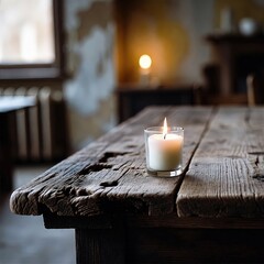 
Sophisticated image in rustic minimalist style.