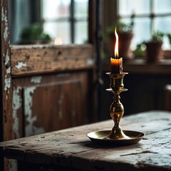 
Sophisticated image in rustic minimalist style.