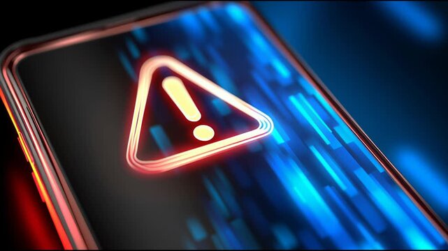 Urgent Call Icon Appears on Smartphone Screen With Vibrating Alerts and Warning Signals in Real-Time Movements