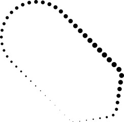 Tags and ribbon with dotted line, sale, promotion, discount