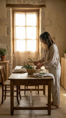 Authentic Easter Preparation - Human Connection Lifestyle Shot