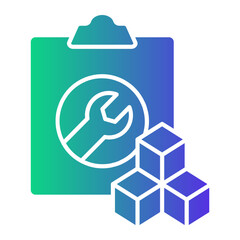 Obraz premium inventory Gradient icon