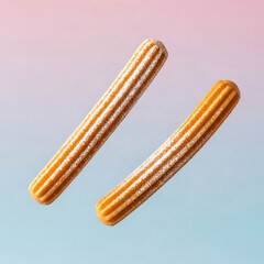 Churros on Pastel Gradient