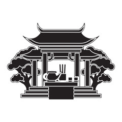 Traditional Asian Tea House