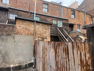 Old houses in The Rocks Sydney Australia