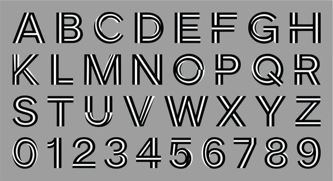 cute font zebra black white kids