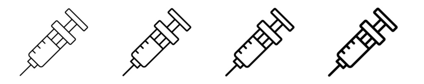 Syringe  Icon Set Different Style Collection