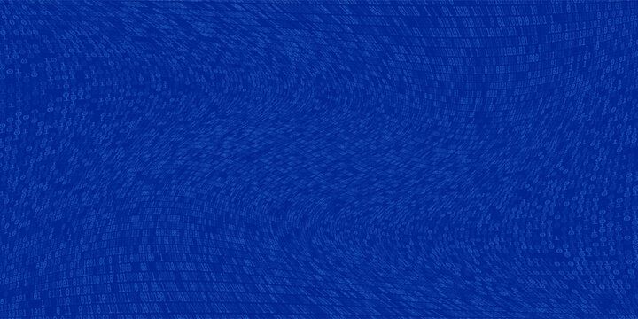 Blue Binary Data Software Programming Code Background. Random Parts of Program Code. Digital Data Technology Concept. 1 0 Machine Code. Random Binary Data Matrix Wide Vector Illustration.