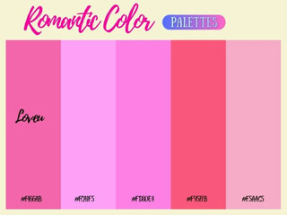 Romantic color palette suitable for any occasion creating timeless emotional ivory tenderness © chezehan