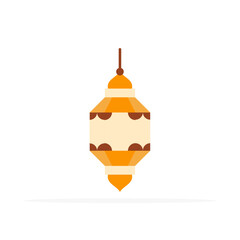 Obraz premium Lantern icon, colored flat vector. Modern and minimalist design.