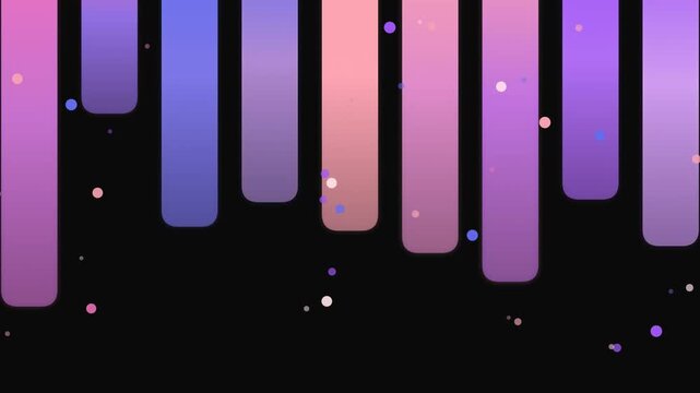 Equalizer music sound waves visualizer colorful gradient bars audio technology multimedia presentation graphical user interface luxury modern design black background