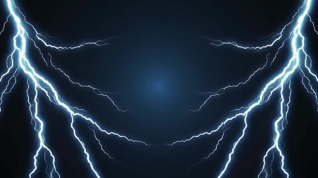 雷集中中央発光コピースペース動画