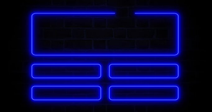 Animation glow in the dark question box