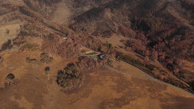 burnt out house Australia victorian high country.