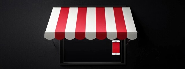 The image embodies the essence of online business and retail.