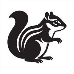 Chipmunk silhouette victor style