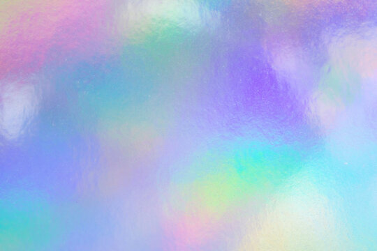 Holographic rainbow foil iridescent texture abstract hologram background