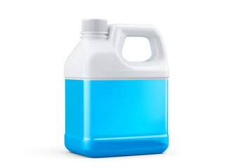 Bright blue liquid in a plastic jug, ideal for cleaning or household use.