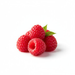 Fresh Raspberry Isolated on White Background