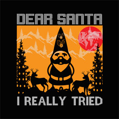 Dear Santa I really tried