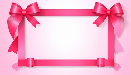 シンプルリボンのフレーム20