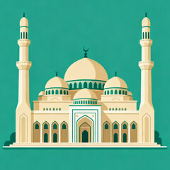 Fototapeta premium mosque vector