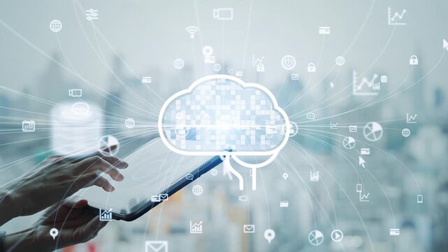 AI、ネットワーク、テクノロジー、データ、人工知能、学習、アプリ、未来、タブレット、PC、DX、デジタル、頭脳、LLM、ASI、AGI、生成、アシスタント、クラウド、半導体、システム、アイコン、コンセプト、テック、デジタルトランスフォーメーション、ビッグデータ、プログラミング、開発、ディープラーニング、マシンラーニング、分析、予測、API、NLP、デプロイ、テスト、ワークロード、ASR、NLU、R