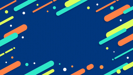 フルHDサイズ／ポップなネオンカラー背景