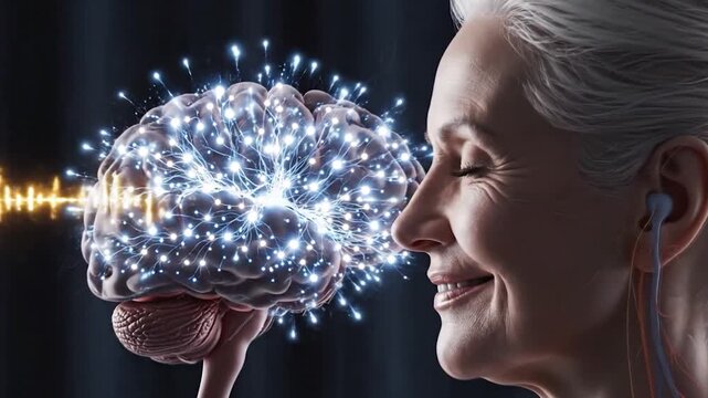 Sound Waves Stimulate Womans Brain Activity.