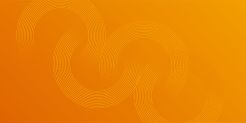 Orange abstract background. Minimal pattern. Vibrant gradient geometric lines. Modern design. Suit for banner, cover, business, flyer, poster, website, brochure, corporate © Riyan