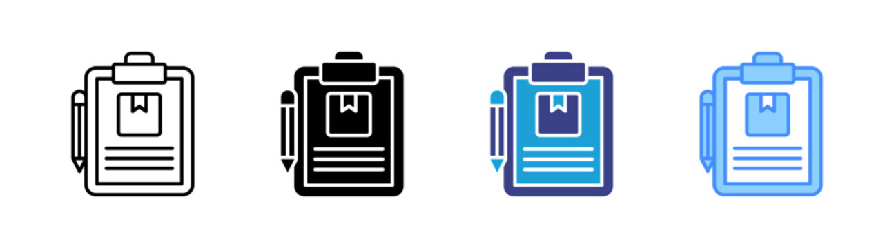 Request For Proposal icon set multiple style collection