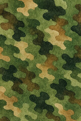 watercolor military camouflague pattern background
