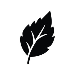 Black Leaf Silhouette Icon