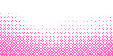 Abstract Dotted background with pink gradient fade