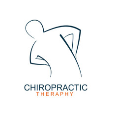 Obraz premium cjiropractic icon visiotheraphy icon art vector 