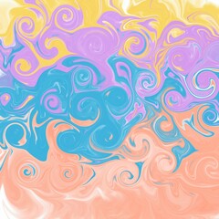 abstract background with waves