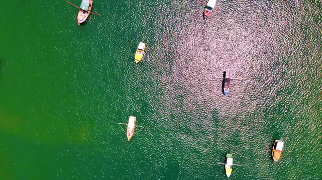 4K Beach Island Guaruja Paradise Boats