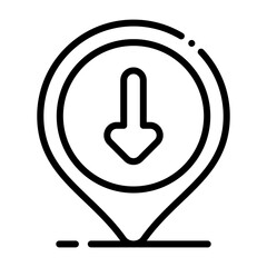 Down Arrow Icon Design