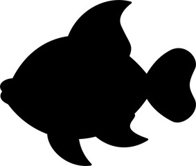 silhouette of a fish