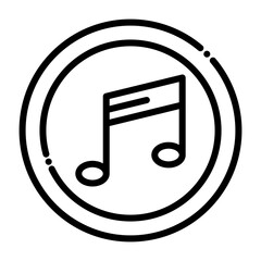 Musical Note Icon Design