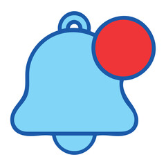 Obraz premium Message Alert Color Vector Icon for Notification System and Mobile Communication