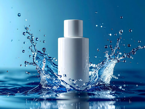 Minimalist white facial lotion that provides a protective barrier and intense all-day moisture.