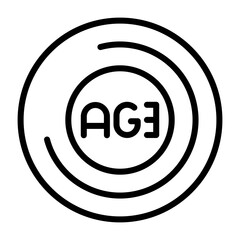 Obraz premium Battery Ag3 Icon Design